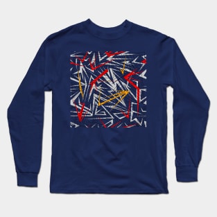 Geometric Shapes Long Sleeve T-Shirt